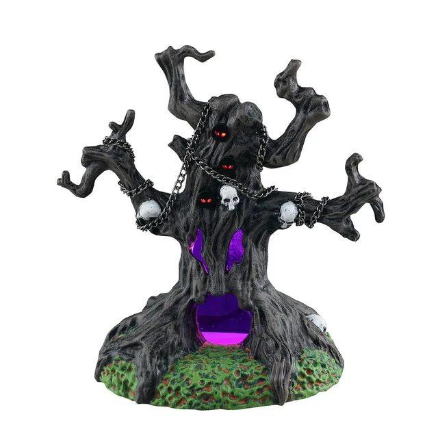 lemax-chained-spooky-tree-arbre-hant-spooky-town image 1