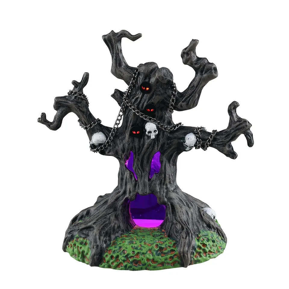 lemax-chained-spooky-tree-arbre-hant-spooky-town image 1