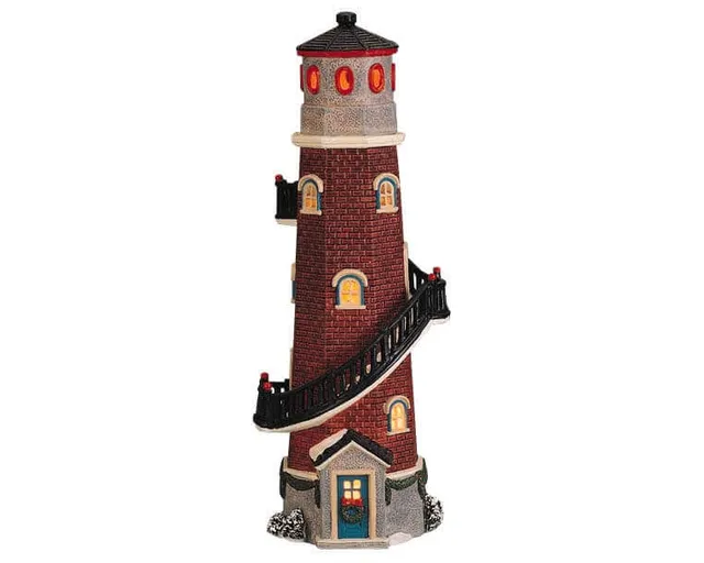 lemax-new-point-lighthouse-phare-miniature-lumineux-de-collection image 1