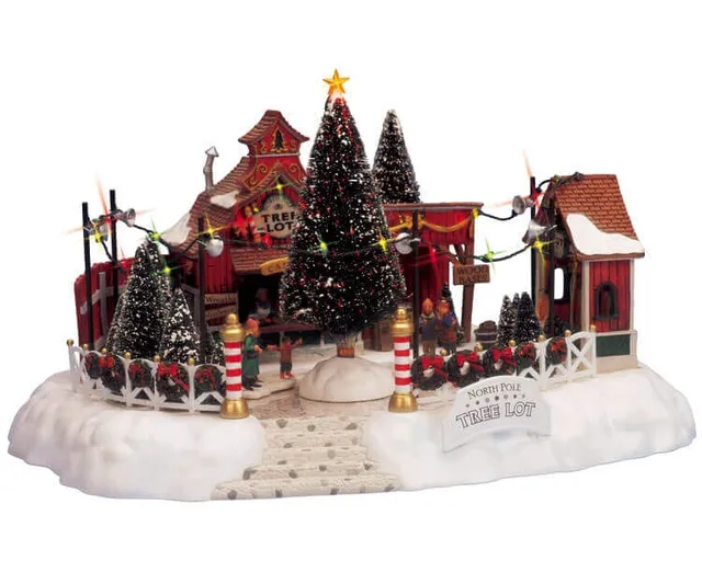 lemax-animated-tree-lot-d-cor-anim-miniature-march-aux-sapins image 1