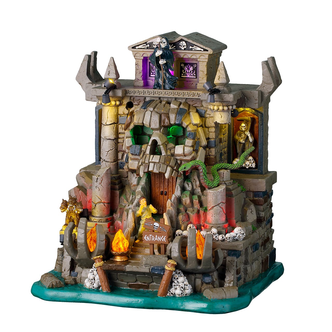 lemax-gates-to-the-underworld-d-cor-portail-village-spooky-town image 1