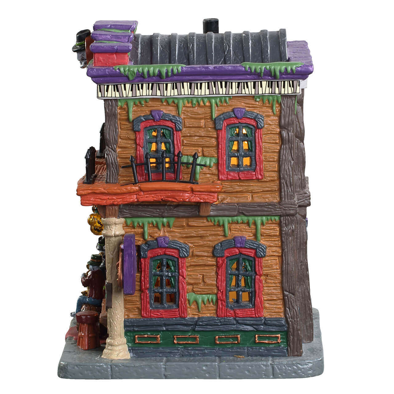 lemax-zombie-jazz-cafe-club-de-jazz-miniature-spooky-town image 3