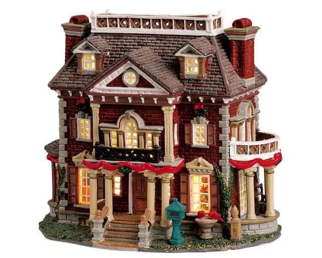 lemax-ashford-house-maison-miniature-illumin-e image 1