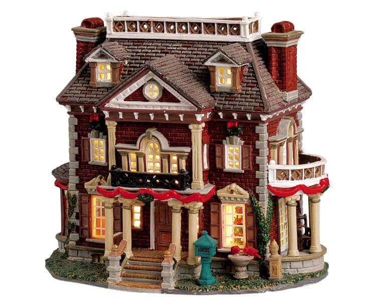 lemax-ashford-house-maison-miniature-illumin-e image 1