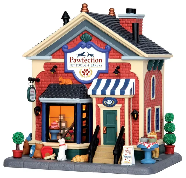 lemax-pawfection-pet-foods-bakery-b-timent-miniature-animalerie-boulangerie image 1