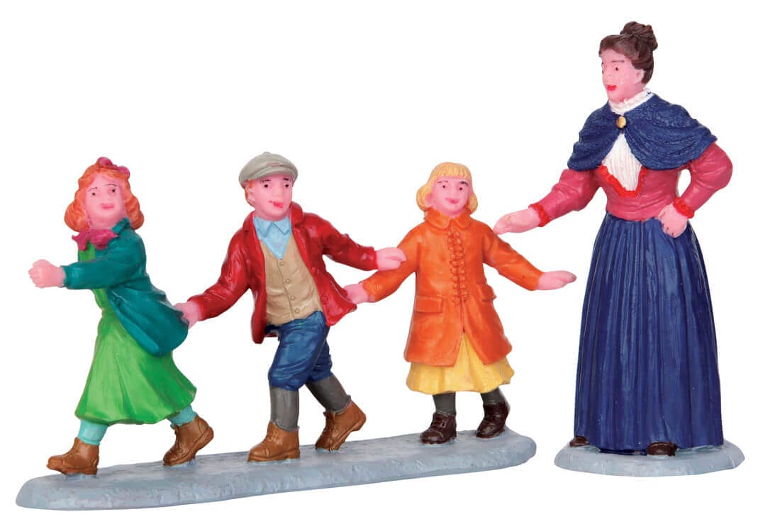 lemax-hurry-along-set-de-2-figurines-miniatures image 1