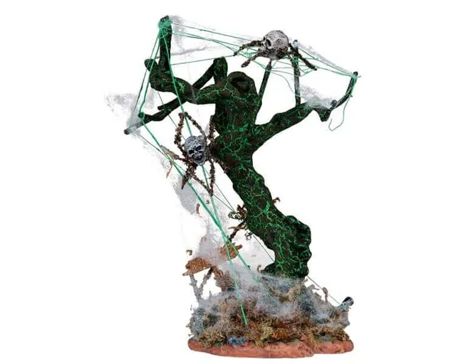 lemax-skull-spider-tree-arbre-araign-e-spooky-town image 1