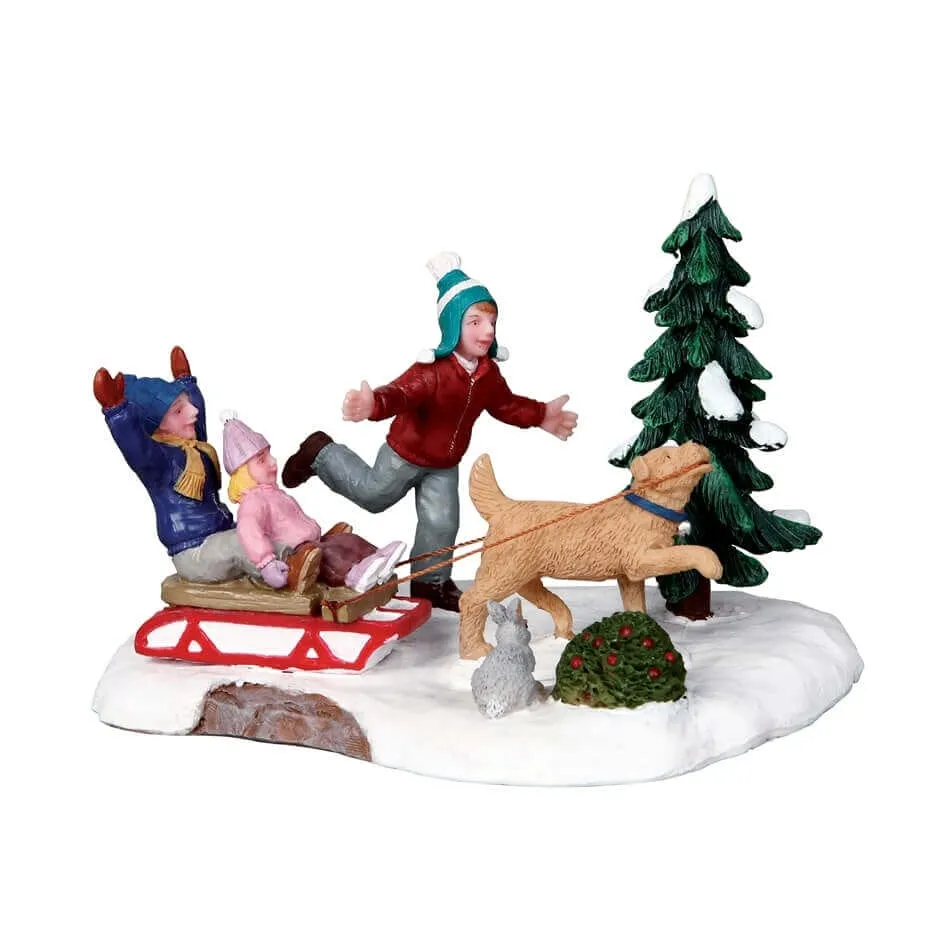 lemax-rover-takes-charge-figurine-miniature-village-de-no-l image 1