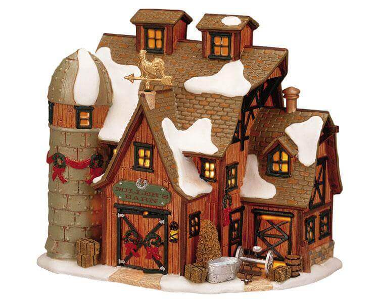 lemax-miller-s-barn-grange-rurale-village-miniature image 2