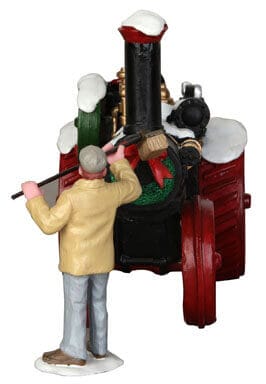 lemax-snowy-steam-tractor-v-hicule-miniature-de-collection image 2