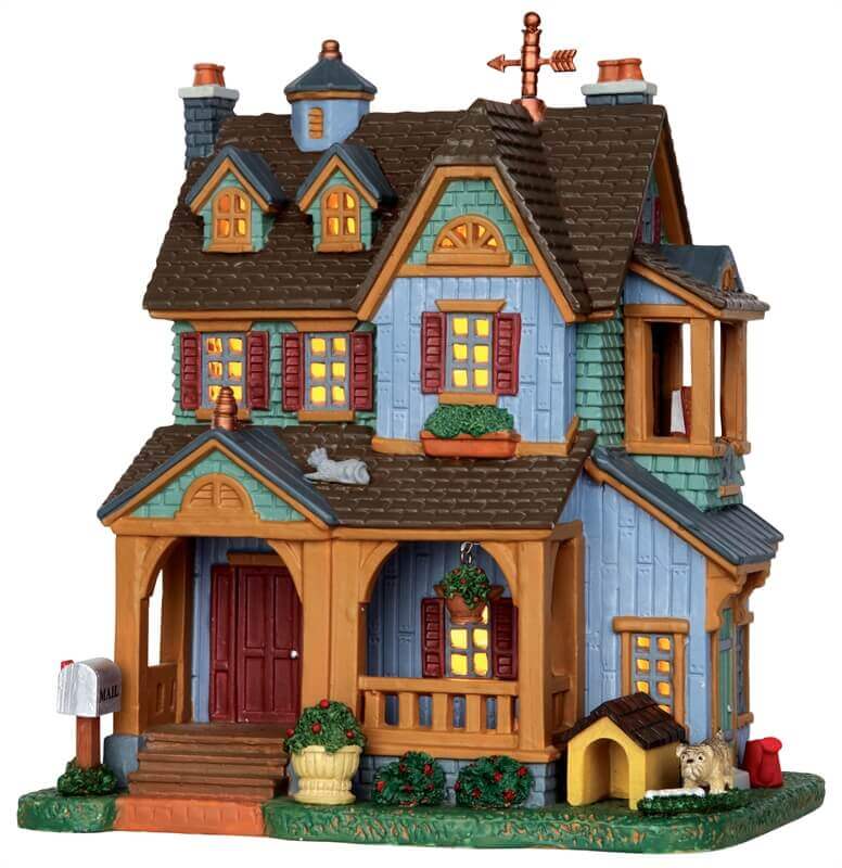 lemax-mcgrath-residence-maison-miniature-de-village-de-collection image 4