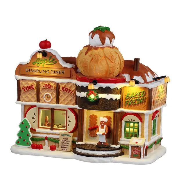lemax-apple-dumpling-diner-maison-illumin-e-sugar-n-spice image 1
