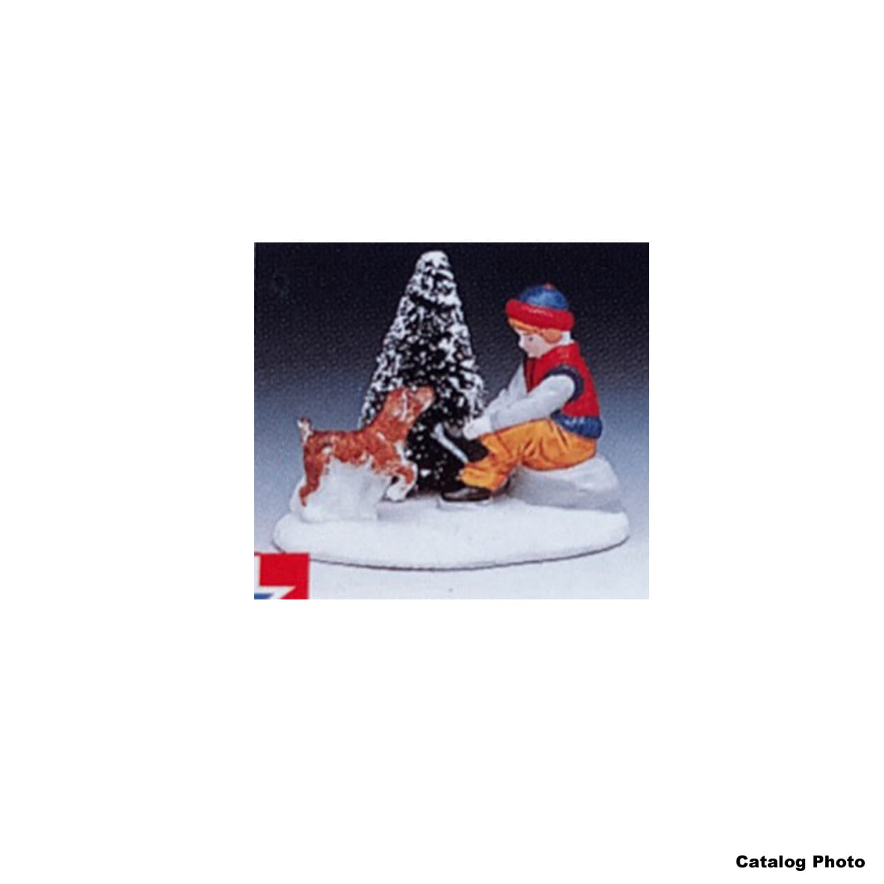 lemax-putting-on-skates-figurine-miniature-de-collection image 2