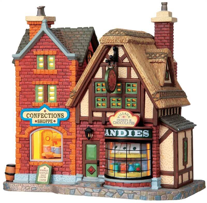 lemax-village-confections-shoppe-boutique-confiserie-miniature-de-village image 1