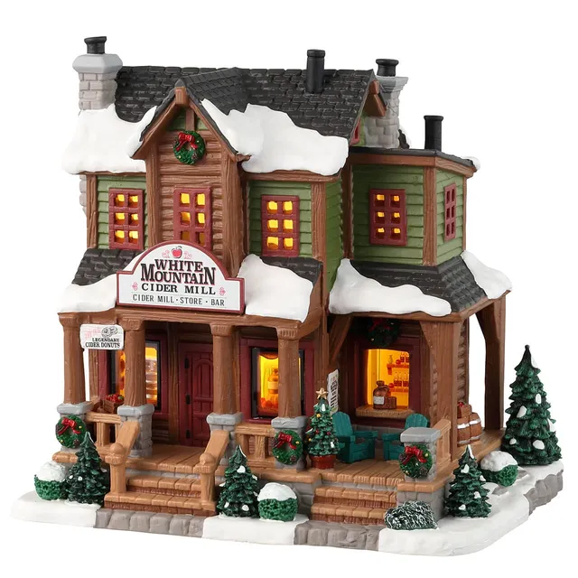 lemax-white-mountain-cider-mill-b-timent-miniature-vail-village image 1
