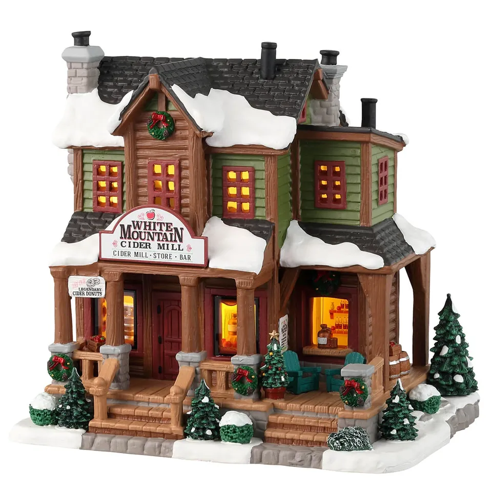 lemax-white-mountain-cider-mill-b-timent-miniature-vail-village image 1