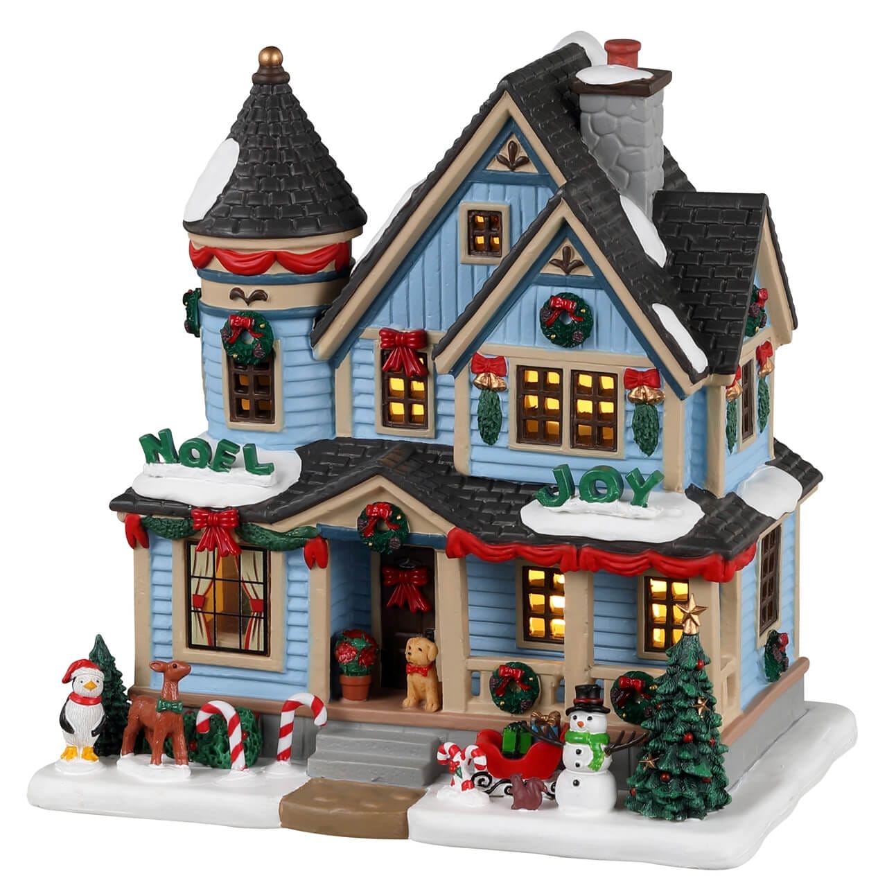 lemax-christmas-joy-residence-maison-miniature-illumin-e-victorienne image 1