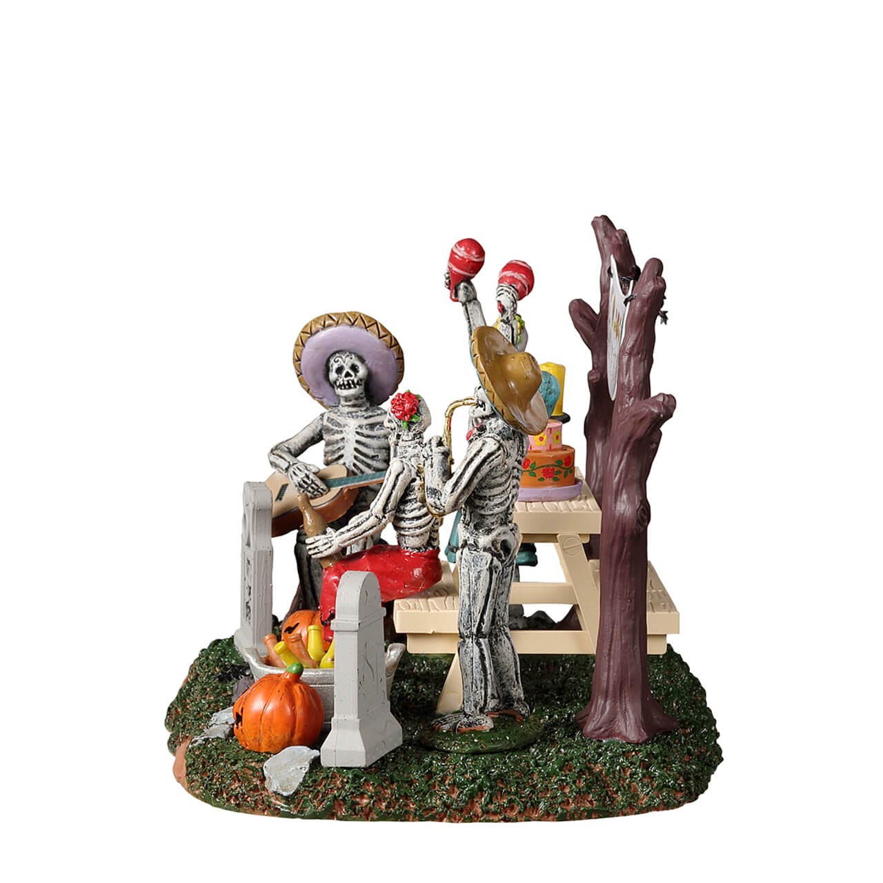 lemax-day-of-the-dead-party-sc-ne-squelettes-miniature-halloween image 3