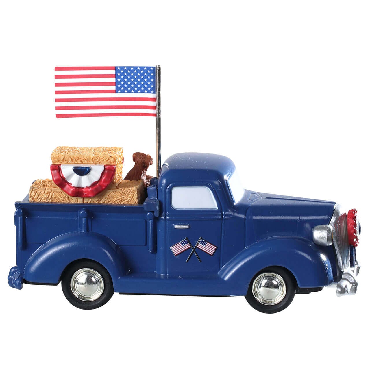 lemax-patriotic-pickup-v-hicule-miniature-de-collection image 2