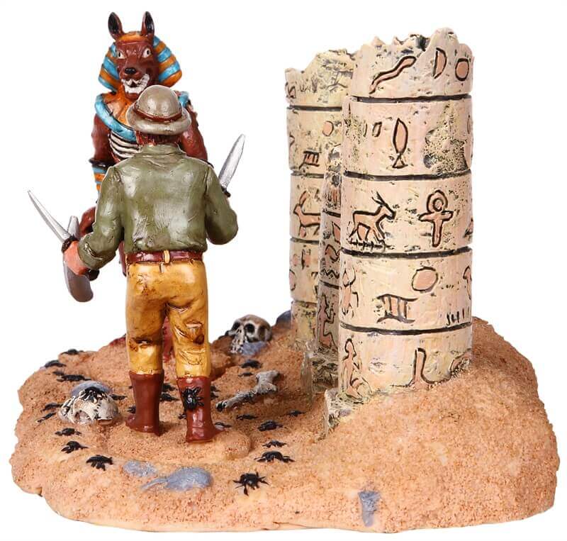 lemax-battle-anubis-figurine-anubis-combat-spooky-town image 4