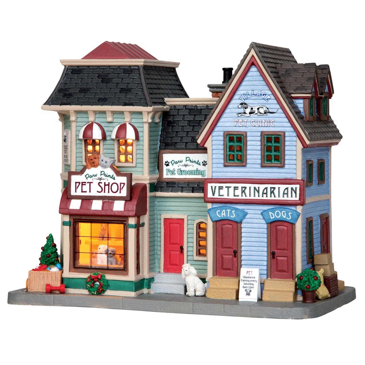 lemax-paw-prints-pet-shop-b-timent-miniature-de-collection image 1