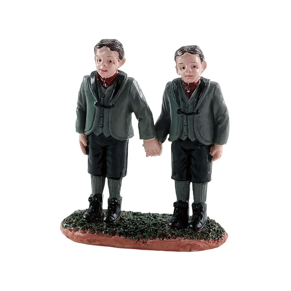 lemax-spooky-twins-figurines-miniatures-spooky-town image 1