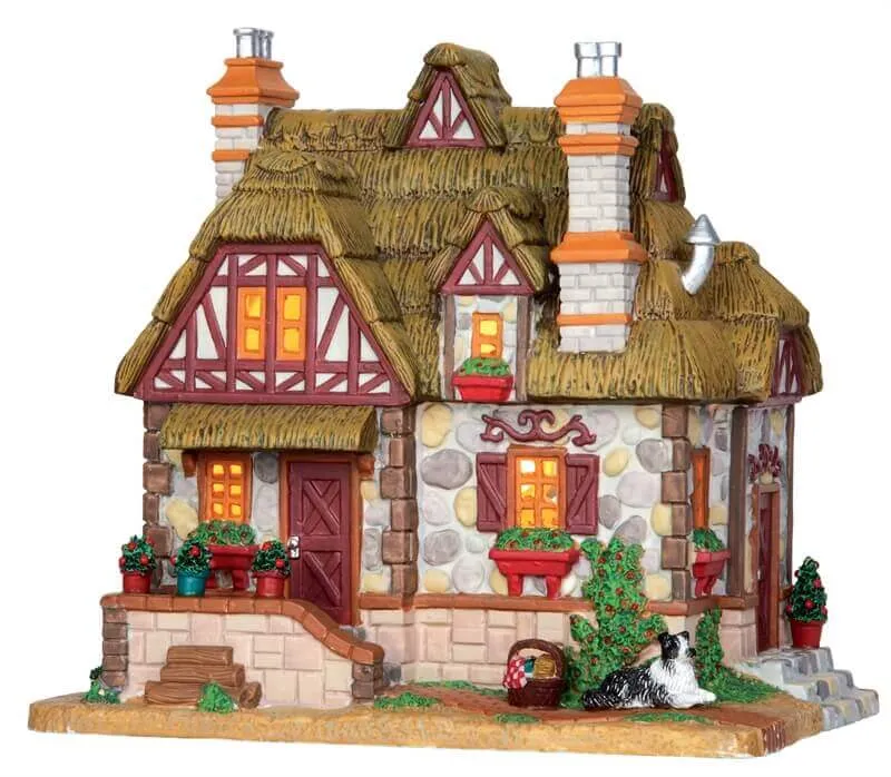 lemax-wayside-cottage-chalet-miniature-de-village-de-collection image 1