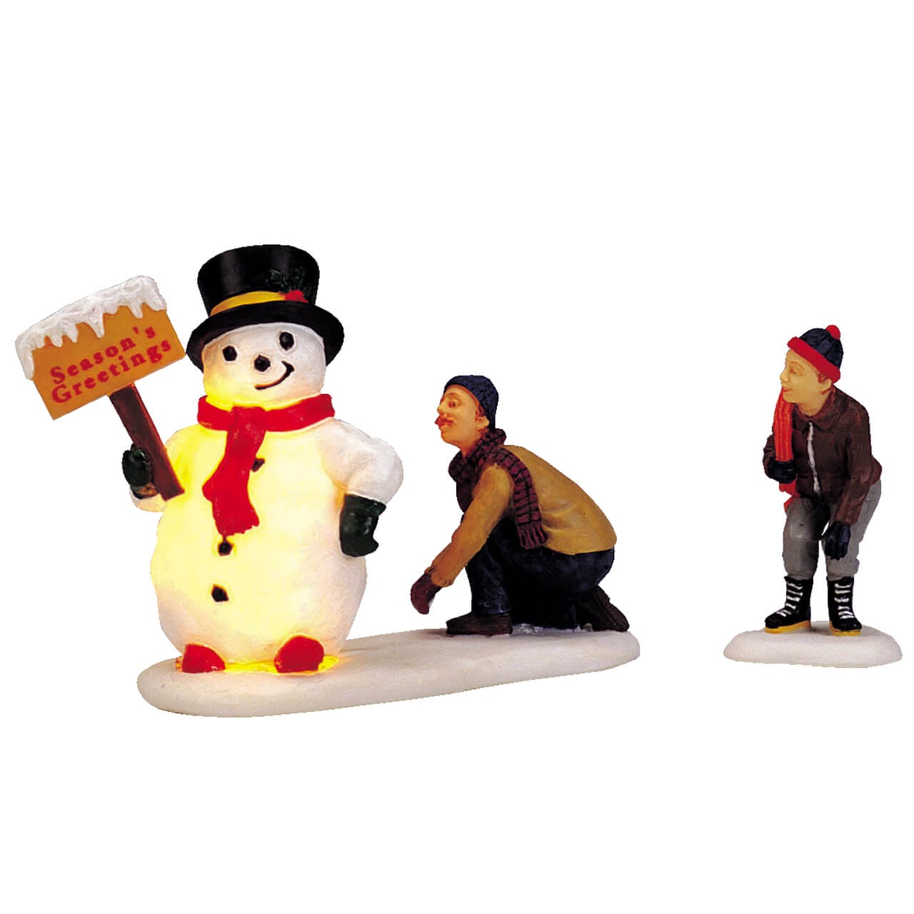 lemax-frosty-s-friendly-greeting-figurine-bonhomme-de-neige image 1