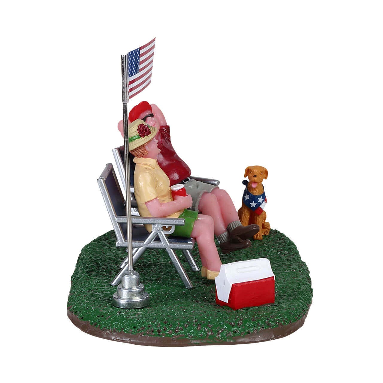 lemax-lounging-around-figurine-sc-ne-d-tente-village-miniature image 3