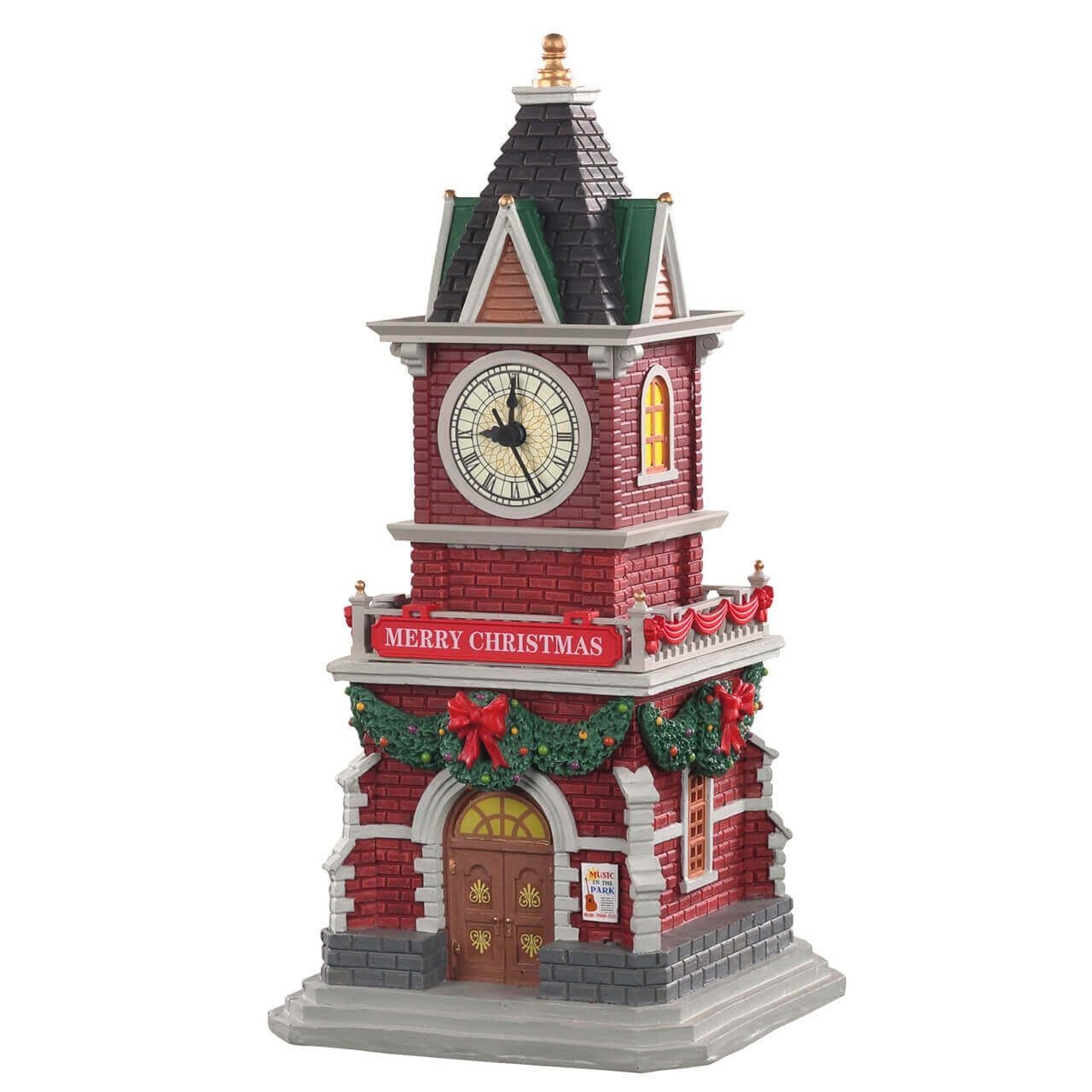 lemax-tannenbaum-clock-tower-tour-d-horloge-caddington image 2