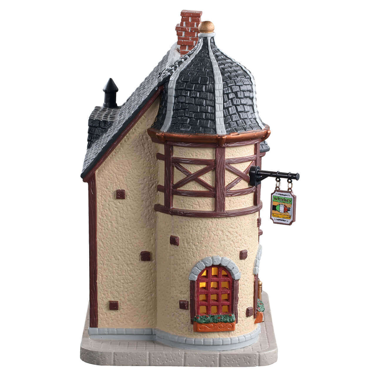 lemax-broken-flask-tavern-maison-miniature-irlandaise-caddington-village image 2