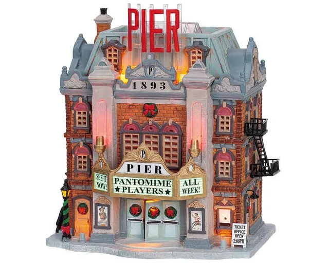 lemax-pier-theater-b-timent-miniature-de-village-anim image 1