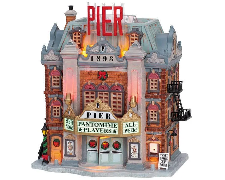 lemax-pier-theater-b-timent-miniature-de-village-anim image 1