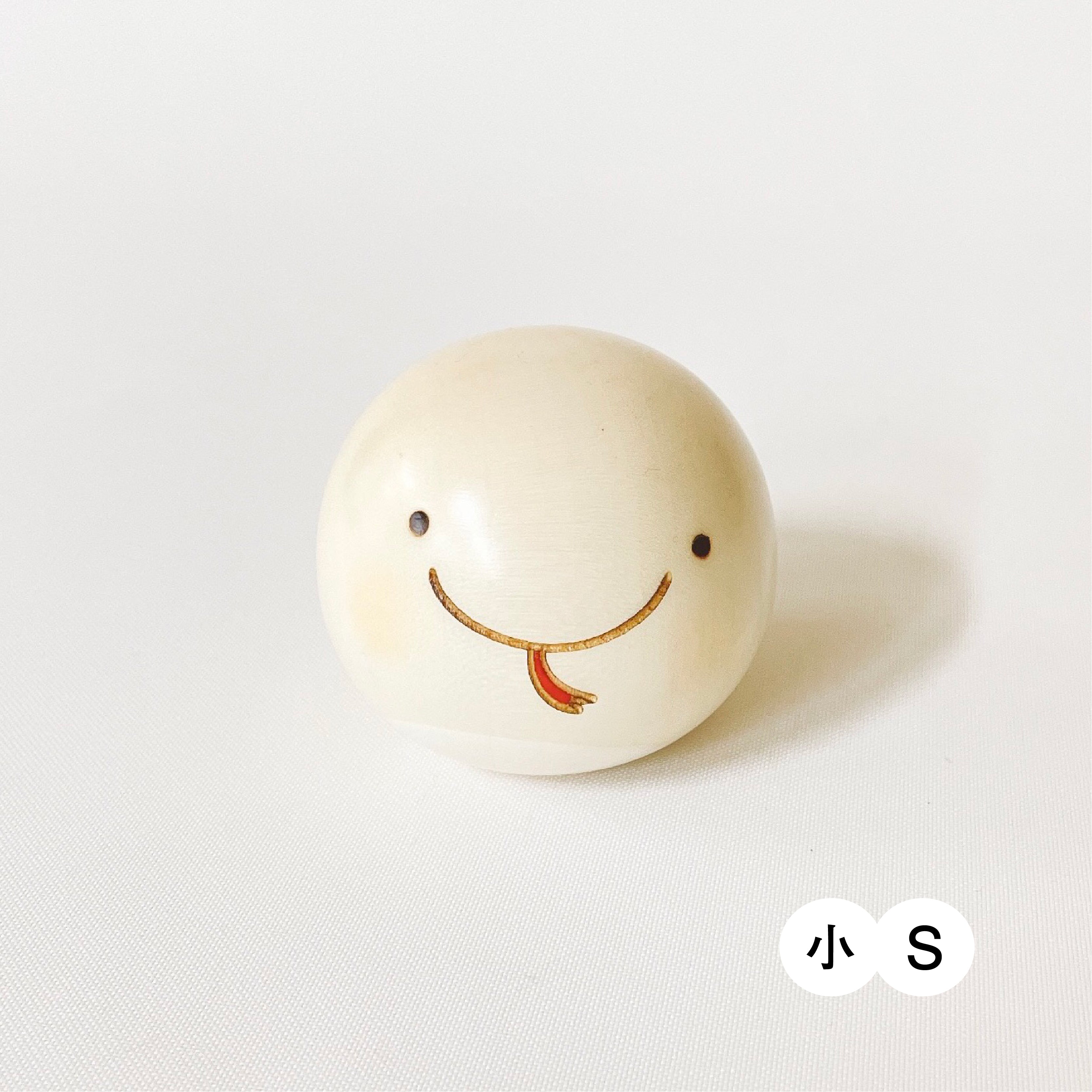 usaburo-kokeshi-yurakoro-serpent-figurine-culbuto-zodiaque-bois image 1