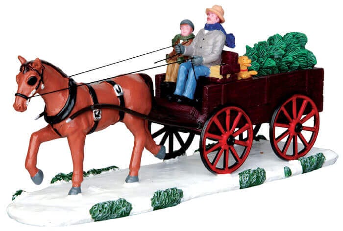 lemax-bringing-home-the-christmas-tree-figurine-sapin-no-l image 1