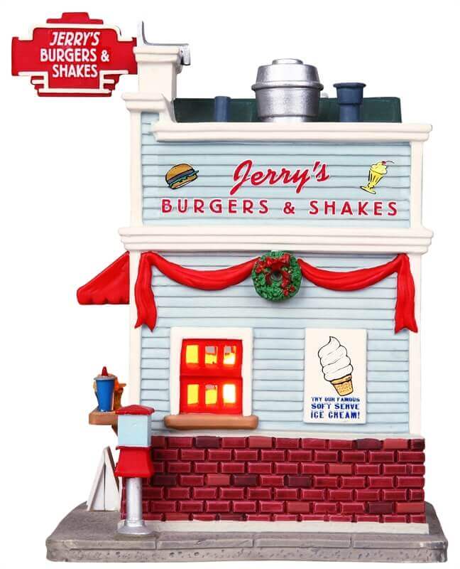 lemax-jerry-s-hamburgers-restaurant-miniature-de-collection image 2
