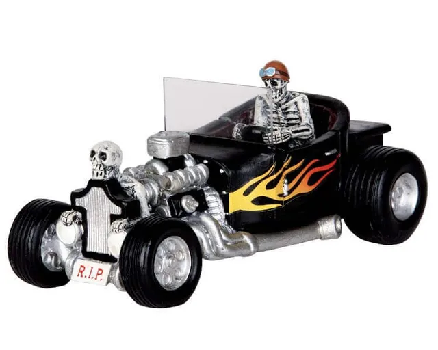 lemax-hot-rod-spooky-town-voiture-miniature-halloween image 1