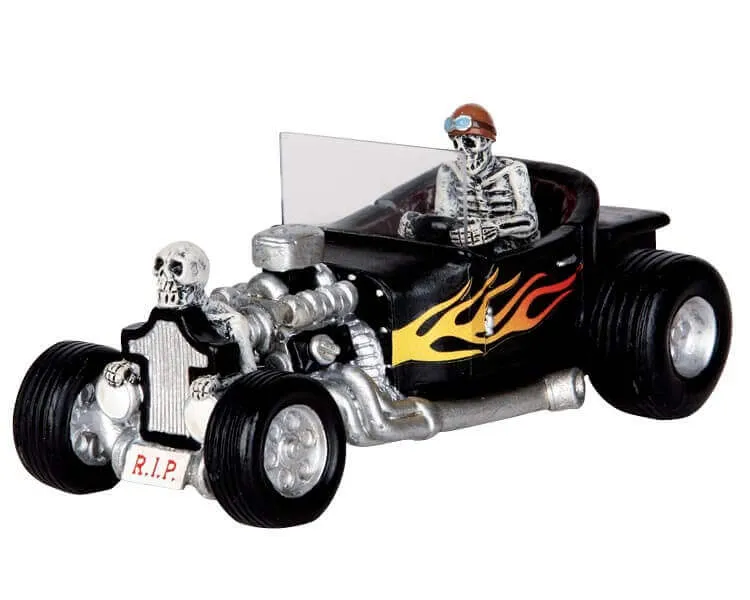 lemax-hot-rod-spooky-town-voiture-miniature-halloween image 1
