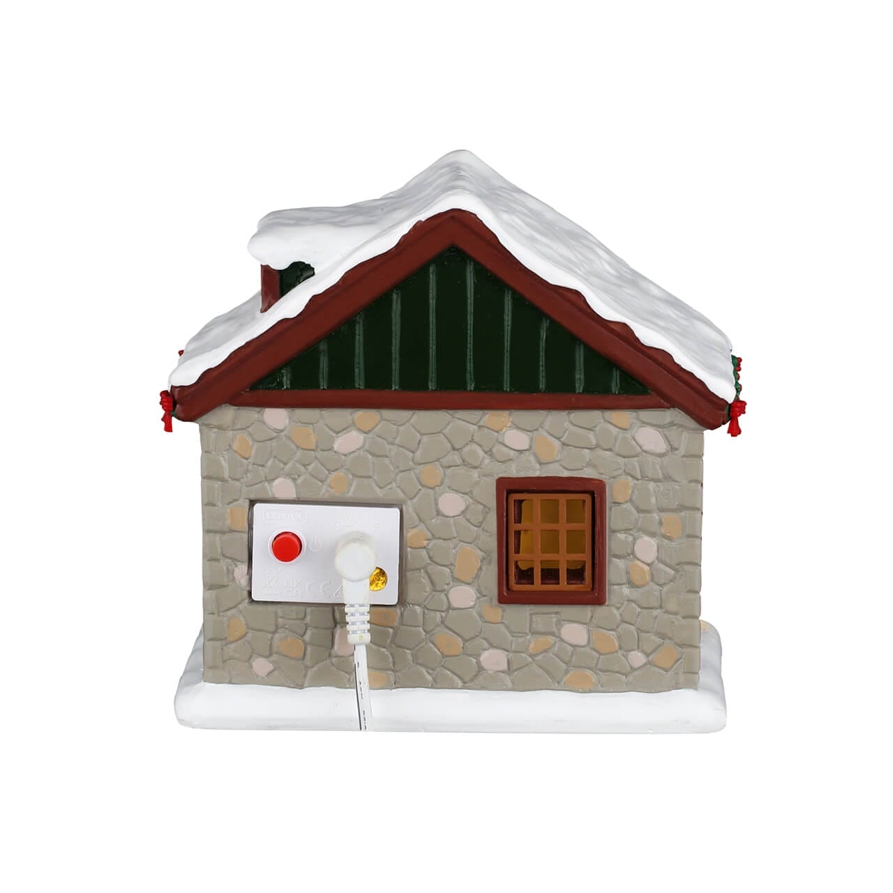 lemax-ski-shop-vail-village-boutique-de-ski-miniature-lumineuse image 3
