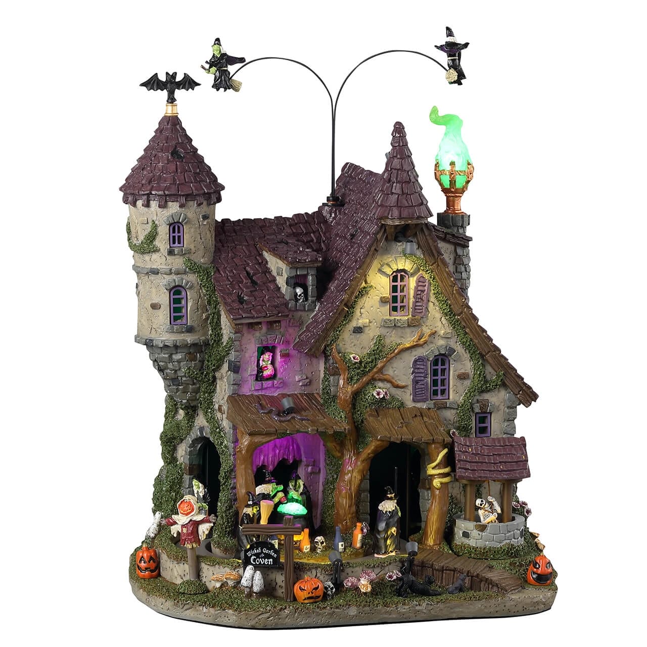lemax-wicked-garden-coven-repaire-de-sorci-res-spooky-town image 2