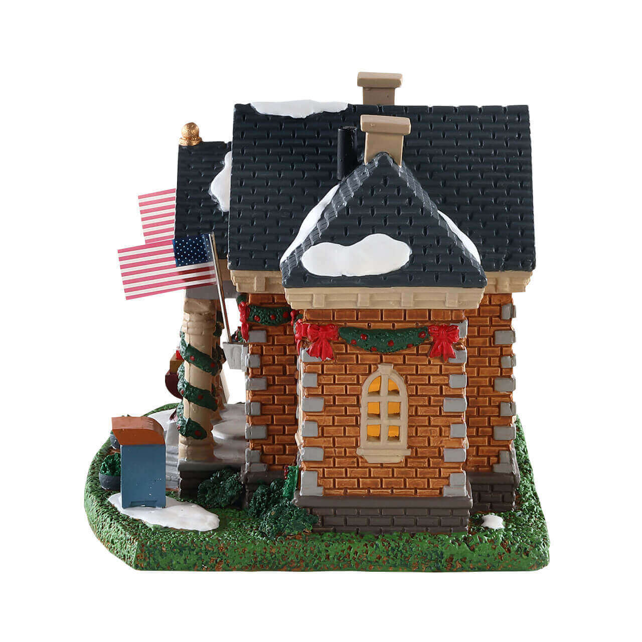 lemax-maybridge-public-library-b-timent-miniature-de-village-de-collection image 2