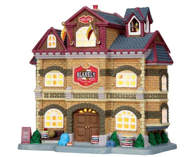 lemax-blakely-school-b-timent-cole-miniature-de-village image 1