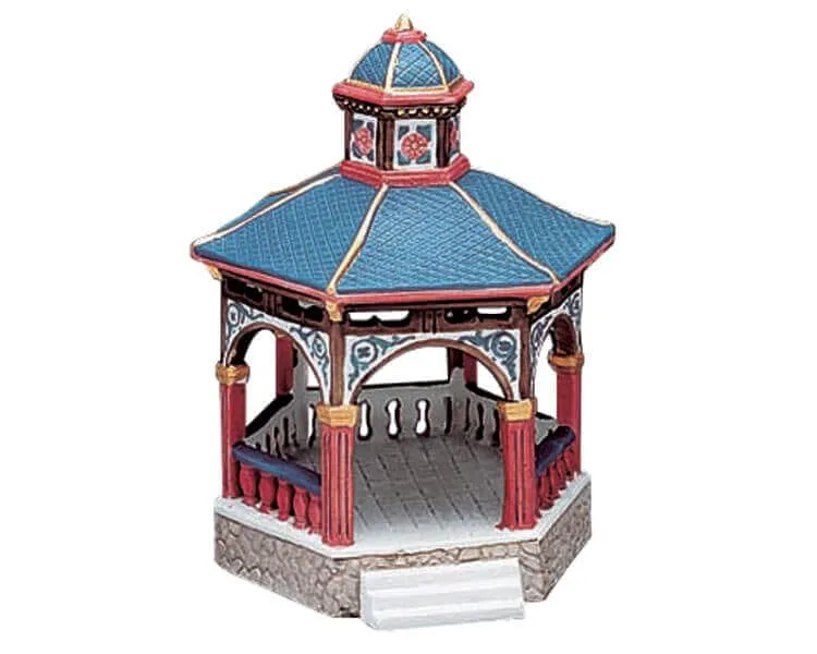 lemax-new-gazebo-kiosque-jardin-miniature-village-de-no-l image 1