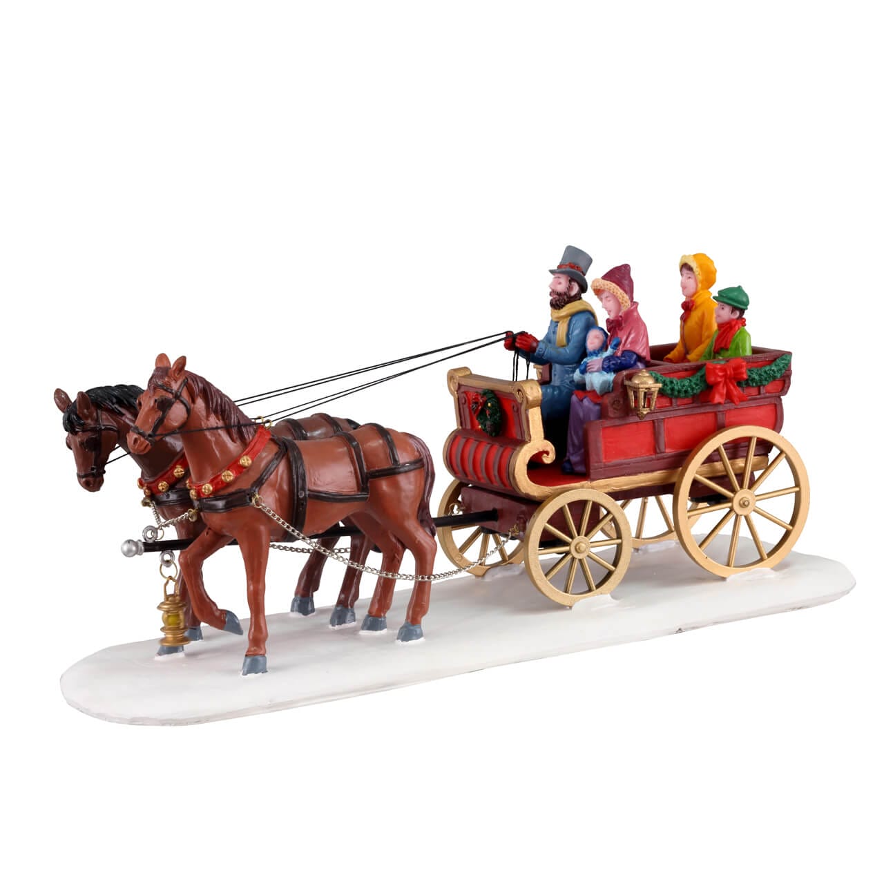 lemax-carriage-cheer-figurine-artisanale-cal-che-de-no-l image 1