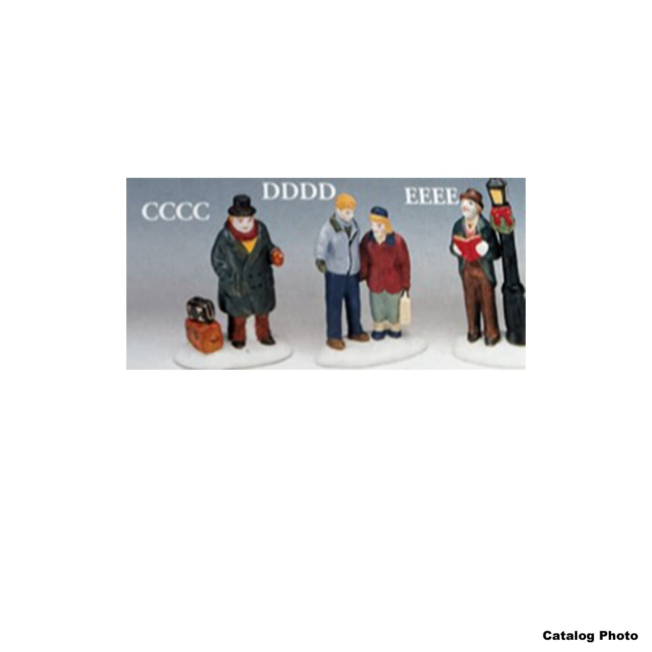 lemax-fat-man-with-luggage-figurine-voyageur-miniature image 1
