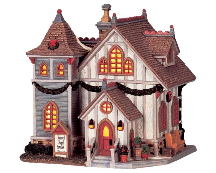 lemax-chadwell-chapel-glise-miniature-village-de-no-l image 1