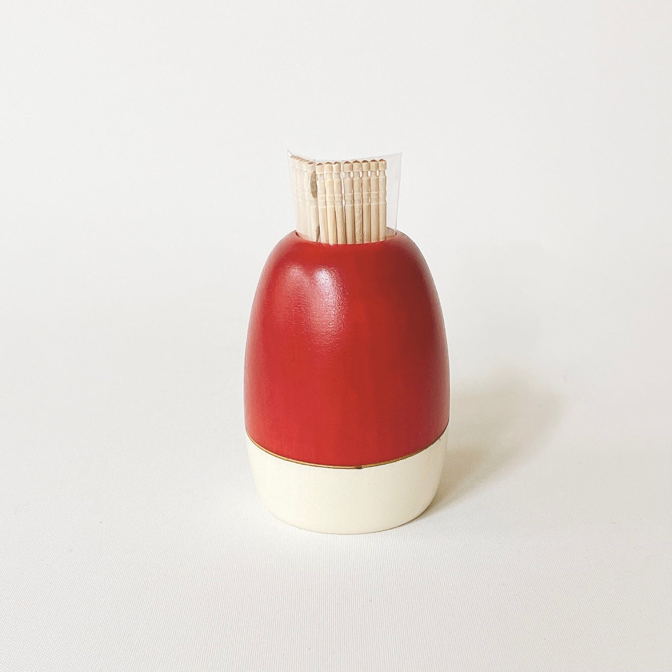 usaburo-kokeshi-honnori-porte-cure-dents-petit-chaperon-rouge-58x58x75mm image 3