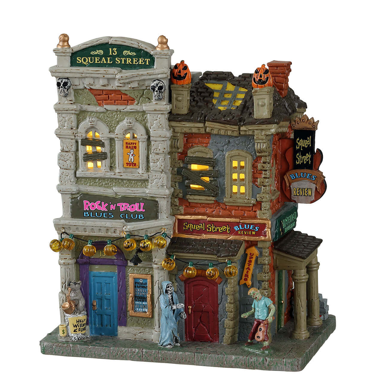 lemax-squeal-street-blues-double-club-musique-miniature-spooky-town image 1
