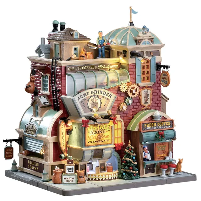 lemax-vintage-grind-coffee-company-b-timent-anim-de-village image 1