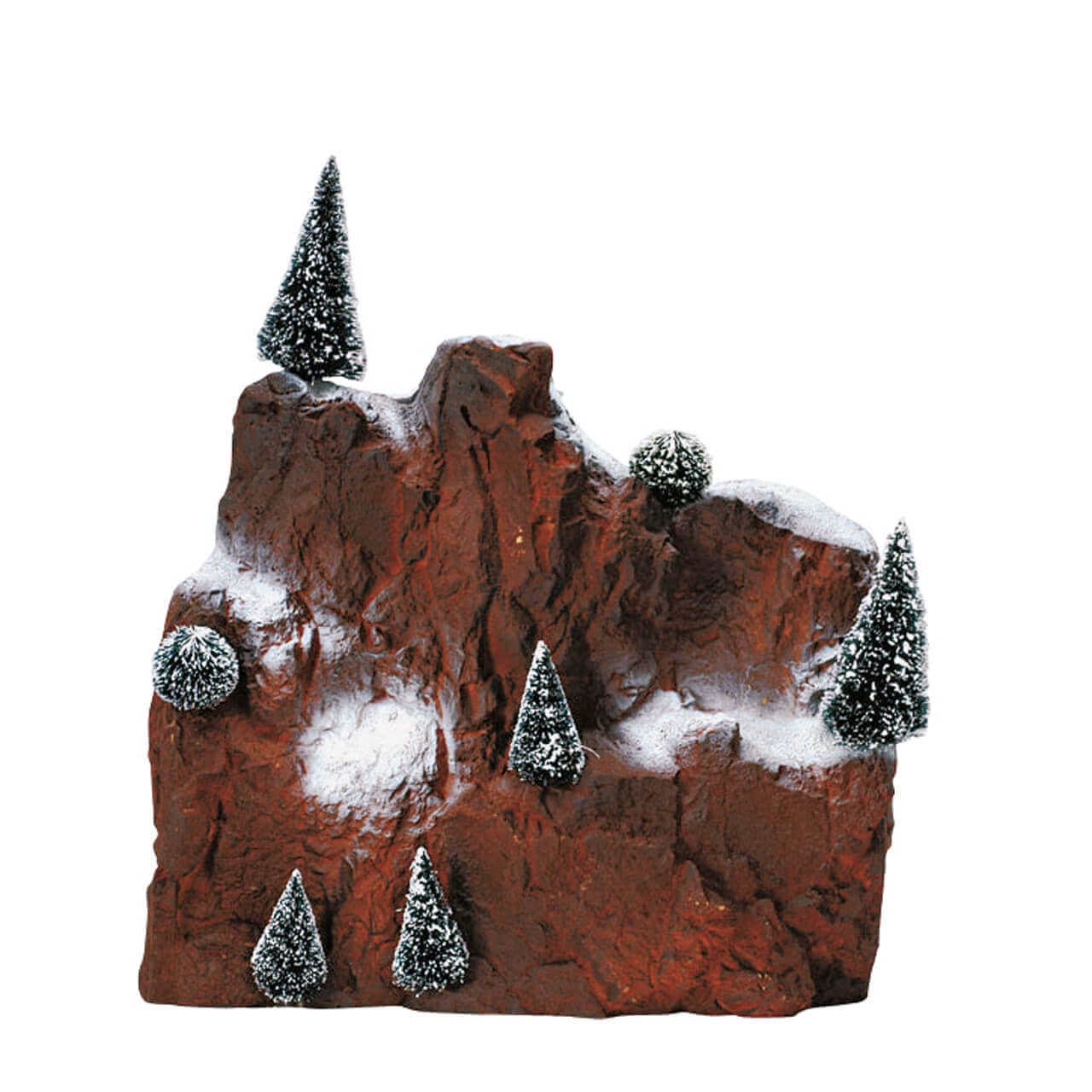 lemax-small-village-mountain-backdrop-fond-montagne-avec-7-sapins image 1